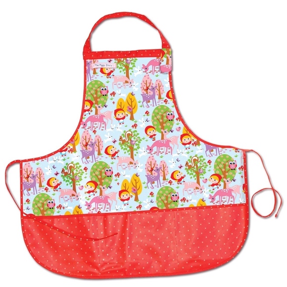 Little Red Riding Hood Arts and Crafts Apron for Kids - Picture 1 of 2